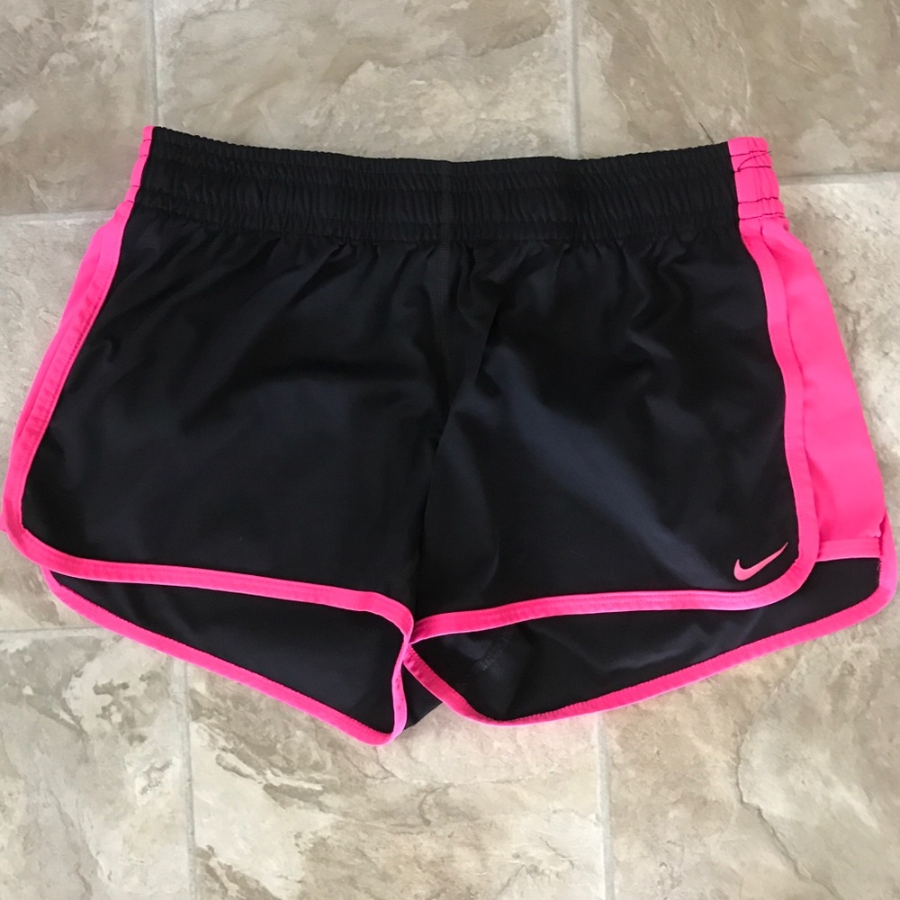 Nike Women's Dri Fit Shorts - Size M, Pink & Black